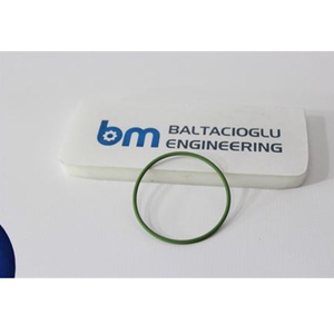 Joint torique Viton vert de qualité supérieure, résistant aux produits chimiques et aux hautes températures, joint d'étanchéité FKM pour la protection des fluides industriels, durable - Product Image 1
