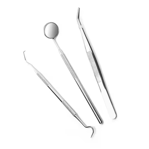Set de Examen Dental: Espejo, Sonda, Pinzas, Kit de Cuidado Bucal Manual para Estudiantes de Odontología, Acero de Grado Médico, Calidad A+ - Product Image 6