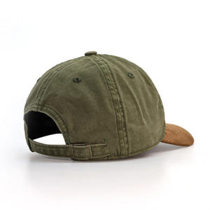 Casquette de baseball en daim patchwork de haute qualité pour hommes, couleur unie, souple, pour l'été, casquette de sport d'extérieur pour femmes - Product Image 6