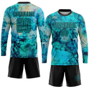Custom <b>Flame</b> Design Soccer Jersey Uniform Short Sleeve Sublimation Print Breathable 100% Polyester Unisex Adult Teamwear 140g - Product Image 3