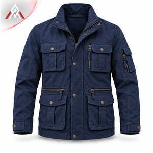 Functional <b>Men</b>’s Utility <b>Field</b> <b>Jacket</b> Featuring Durable Construction Multiple Storage Pockets And Comfortable Everyday Fit - Product Image 1