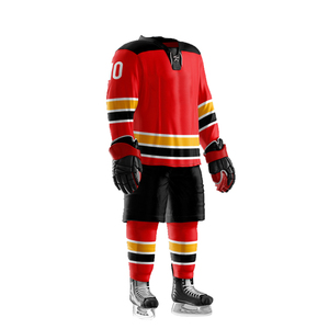 Unisex Adult Ice Hockey Jersey And Uniform Polyester Quick Dry Breathable Performance Fit - Product Image 6