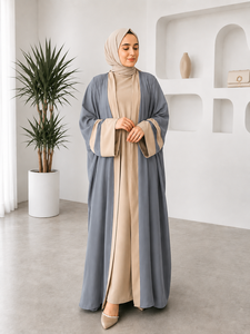 Stylish Middle Eastern Modest Wear Abaya Collection Loose Fit Batwing Sleeve Arabic Abaya <b>Dress</b> Modern Arabic <b>Kaftan</b> Style Maxi - Product Image 4