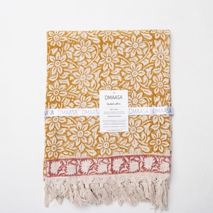 โซฟาผ้าฝ้ายพิมพ์ลายดอกไม้, คอลเลคชั่นโยนคอตตอนสำหรับห้องนั่งเล่น - Product Image 6