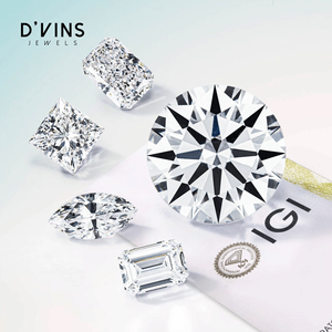 Diamants CVD en vrac taille radiant 2,09 ct E VVS2, diamants de mêlée HPHT cultivés en laboratoire pour la fabrication de bijoux - Product Image 3
