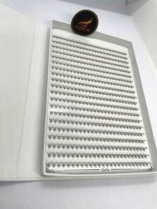 Extensiones de Pestañas Individuales Hechas a Mano, Premade Fans, Volumen Ruso, Base Corta, Bandeja Mega XL XXL de 12/16 Filas - Product Image 2