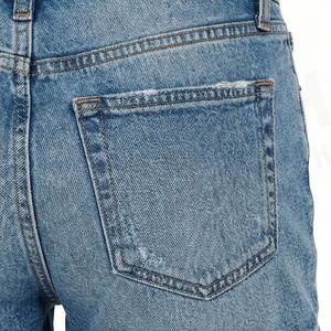 Shorts de Mezclilla Premium para Mujer, Color Personalizado, Lavado, Corte Ajustado, Cintura Alta, Estilo Vintage, Sexy, Casual, Jeans a la Moda para el Verano - Product Image 5