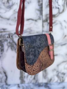 Sac à main en cuir à motif peau de serpent occidental, sac bandoulière élégant, best-seller, imprimé léopard pour femme - Product Image 3