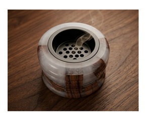 Quemador de Incienso de Sándalo Hecho a Mano, Difusor de Aromaterapia Ecológico, Decoración para el Hogar, Porta Bakhoor, Forma Personalizada, Alta Calidad - Product Image 1