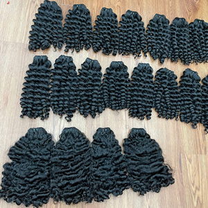 ไม่มีผมพันกัน ไม่มีผมร่วง ผมเวียดนามแท้จากผู้ขายโดยตรง  แบบสตีมพิกซี่เคอร์ลี่  ต่อผมจากโรงงานเวียดนาม สีธรรมชาติ - Product Image 5