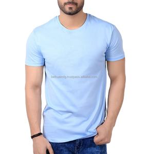 Nouvelle offre T-shirt en vrac en jersey de coton LOGO personnalisé T-shirt de couleur unie pour hommes Vêtements en vrac Homme - Product Image 1