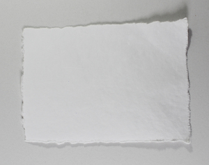 Papel hecho a mano con algodón reciclado, sin madera, sin ácido, para tarjetas de 300 g/m² A5 / hojas de dibujo. - Product Image 2