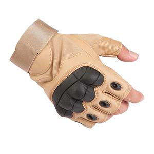 Guantes Tácticos de Dedos Completos para Hombre, Guantes Deportivos de Protección de Poliéster, Ciclismo, Paintball, Pantalla Táctil Accesible, Cuero PU - Product Image 6