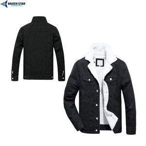 Men's Formal Casual Streetwear Vintage Denim Jacket-Windproof Breathable Eco-Friendly Stone <b>Light</b> Comfortable Everyday Outerwear - Product Image 3