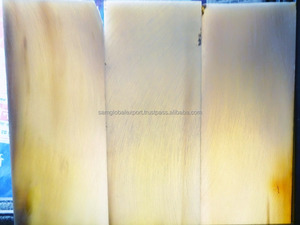 Accesorio de artesanía natural de lujo Variantes de losas de cuerno de búfalo de agua blanca y amarilla pura de placa de escala - Product Image 3