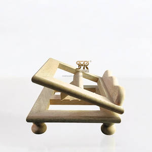 Soporte de Libros Plegable Ajustable Hecho a Mano de Madera Natural Ecológica para Escritorio, Mesa, Estudio, Libros, Corán - Product Image 4