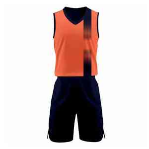 Ensemble d'uniformes de basket-ball sublimés personnalisés pour hommes, maillot sans manches à séchage rapide et short, vêtements de sport d'équipe - Product Image 5
