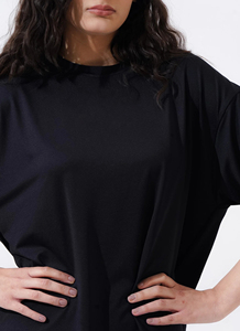 Custom Wholesale Women <b>Plain</b> <b>T</b> <b>Shirt</b> Wholesale Custom Heavyweight Cotton Slim Fit Black Tee Private Label - Product Image 4