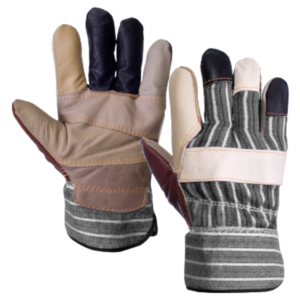 Gants de soudage TIG robustes en cuir de chèvre, résistants à la chaleur, antidérapants, lavables en machine, avec manchette de sécurité épaisse de 10 mil - Product Image 1