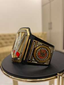 เข็มขัดแชมป์มวยปล้ำคุณภาพสูง หนักแน่น ทนทาน ผลิตตามสั่ง OEM หนัง PVC+โฟม XPE  โลโก้/สีตามสั่ง Unisex FIT2U WEARS - Product Image 4