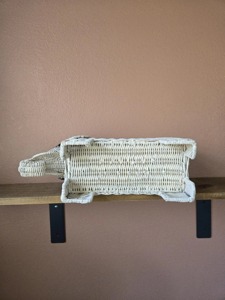 Panier en osier vintage en forme d'éléphant avec couvercle, paniers de rangement faits à la main, rotin naturel, multifonctionnel moderne, fabriqué au Vietnam - Product Image 5