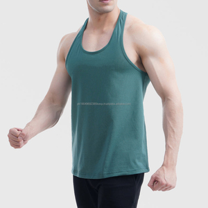 Débardeur de sport sans manches en maille respirante sur mesure pour hommes, col rond, style décontracté, grande taille, OEM disponible à la vente - Product Image 3