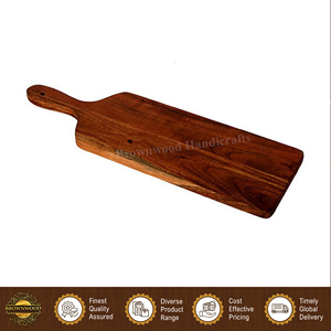 Natural Wood Finished Color Handmade Kitchenware Cutting Chopping Board 100% Natural Mango Wood Chopping Board Made in India - Product Image 5