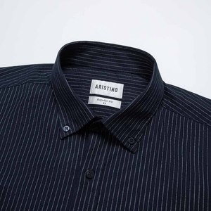 Aristino Camisa a cuadros para hombre Patrón de rayas antiarrugas Precio caliente al por mayor Top 2017 - Product Image 2