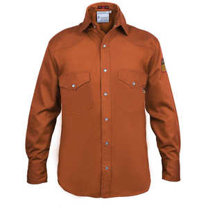 Camisa FR resistente al fuego-88/12 Rust grande (3X-Large) Ropa de seguridad - Product Image 1