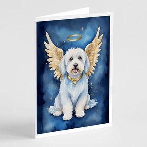 Coton De Tulear My Angel A7 Tarjetas de felicitación Paquete de 8 tarjetas de notas en blanco caprichosas con sobres Tamaño 5x7 - Product Image 1
