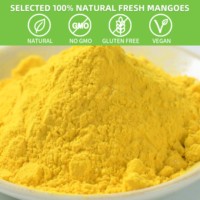 Poudre de mangue pure lyophilisée OEM, poudre de mangue naturelle pour smoothies, milkshakes, yaourts, glaces et jus au meilleur prix