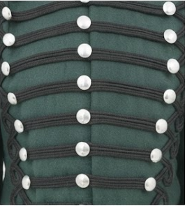 Men Vintage Custom Logo <b>Woolen</b> Quilted Jacket Stand Collar Double Breasted Stage Performance Outerwear - Product Image 4