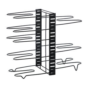 Étagère de rangement murale en fer robuste à double niveau pour cuisine, grande capacité, usage commercial, taille et forme personnalisables, design moderne - Product Image 1