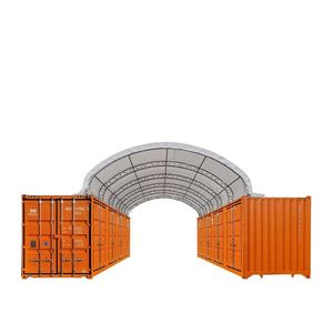 Tenda Container a Doppia Struttura Serie Pro 20FT X 40FT con Copertura in PVC Resistente da 17 oz TMG DT2041CV - Riparo per Stoccaggio - Product Image 2