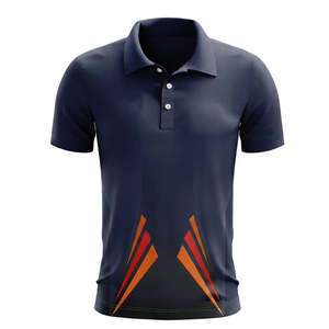Camisa Ostriya para Hombre, con Bloques de Color, Estampado por Transferencia Térmica, Antiarrugas, Manga Corta, con Bolsillo, Informal, Tejida, Largo Regular, 100% - Product Image 4