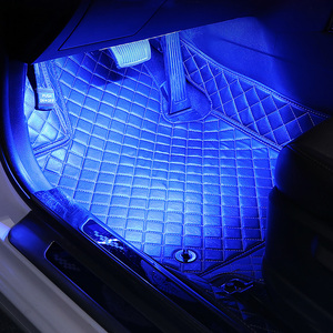 4 pezzi DC 12V blu LED Auto illuminazione interna lampada decorativa di ricarica per Auto illuminazione interna Auto - Product Image 3