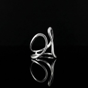 Wavy Silver Plated <b>Thumb</b> <b>Ring</b> Minimalist <b>Adjustable</b> Open <b>Ring</b> Brass Modern Wavy <b>Ring</b> Arthritis Finger Splint <b>Ring</b> For Wholesale - Product Image 6
