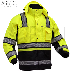 Chaquetas de Trabajo Reflectantes Resistentes, con Logotipo Personalizado, Hechas a Mano, Lavables a Máquina, Servicio OEM ODM, Crea Tu Propia Marca - Product Image 3