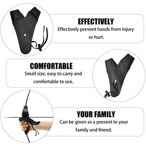 Protector de mano para tiro con arco con diseño de perfil delgado para una visión desaparejorada del objetivo, perfecto para arqueros competitivos. - Product Image 3