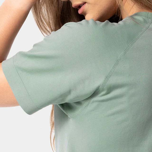 T-shirts longs oversize pour femmes, séchage rapide, 100% coton, t-shirts à manches longues oversize pour femmes, t-shirts oversize pour femmes pour l'été - Product Image 3