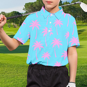 Polo de Golf Ligero para Jóvenes, de Secado Rápido, Transpirable, Manga Corta, Ropa Deportiva, Prendas Deportivas de Verano - Product Image 5