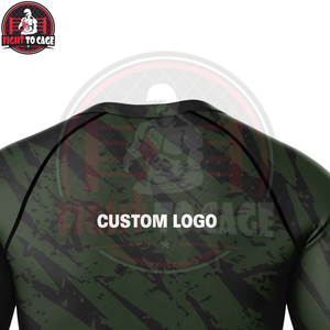 Rashguard de Compresión para Hombre, MMA, BJJ, Protección UV UPF50, Poliéster/Nailon Lavado, Secado Rápido, Transpirable, Logotipo Personalizado, Venta al Por Mayor - Product Image 4
