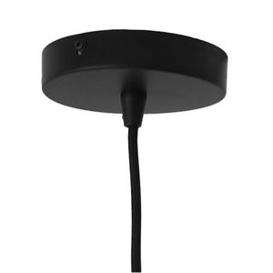 Lampada a Sospensione Giza Nera e Trasparente, Elegante Lampadario e Luci Pendenti - Product Image 4
