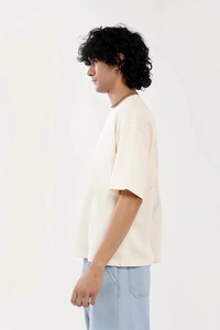 Camiseta de Hombre de Alta Calidad, Estampada, de Corte Cuadrado, 100% Algodón, Hombros Caídos, Talla Grande, con Servicio OEM - Product Image 3