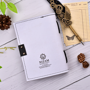 Dreamer Starry Night Lock <b>Diary</b> <b>A5</b> Cardboard Cover 100 Pages Handmade Journal Premium Vintage Notebook with Metal Lock for Dairy - Product Image 5