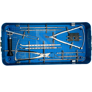 Juego de instrumentos ortopédicos de acero inoxidable para cirugía de columna lumbar con caja de esterilización, certificado CE Clase II. - Product Image 2