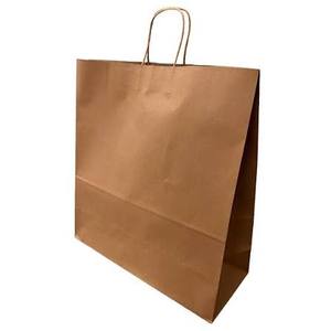 Bolsa de Papel Kraft Clásica para Compras, con Asa Flexiloop, Personalizable con Logotipo, Ecológica, Resistente, 100% Reciclable, para Llevar Comida - Product Image 6