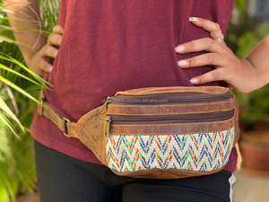 เข็มขัดหนังหุ้มสะโพกสไตล์ kilim ผ้าแจ็คการ์ดพร้อมเข็มขัดอเนกประสงค์ - Product Image 2