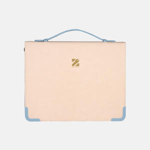 แฟ้มเอกสารแบบมีซิป 4 ช่อง ดีไซน์หรูหรา ทำจากหนัง PU ใช้ถือได้ - Product Image 3