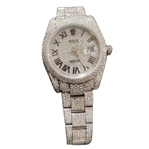 Reloj de Pulsera para Hombre, Estilo Iced Out, con Incrustaciones de Diamantes Moissanite VVS, Último Modelo 2026 - Product Image 1